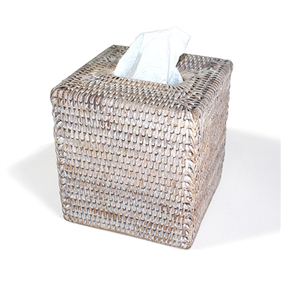 Square Tissue Box - WW 5.75x6.25'H